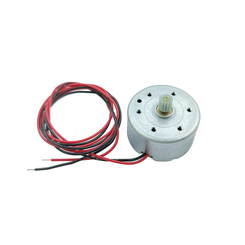 

RF-300C Micro 300 Двигатель постоянного тока 3 В 6 В 9 В 12 В 7600 об/мин Мини бесшумный 24 мм круглый двигатель шпинделя вал 2 мм DIY Солнечная энергия Хобби Игрушечная модель