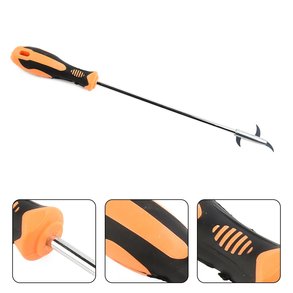 

1pc Car Screwdriver & Hook Head Tire Stone Cleaner Groove Broken Stone Remover Tire Cleaning Tool Cars Accessories