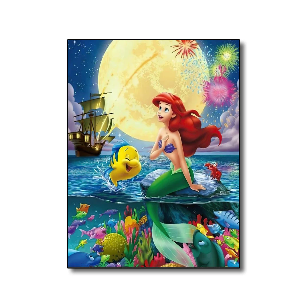 

MINISO настенный постер принцессы на холсте