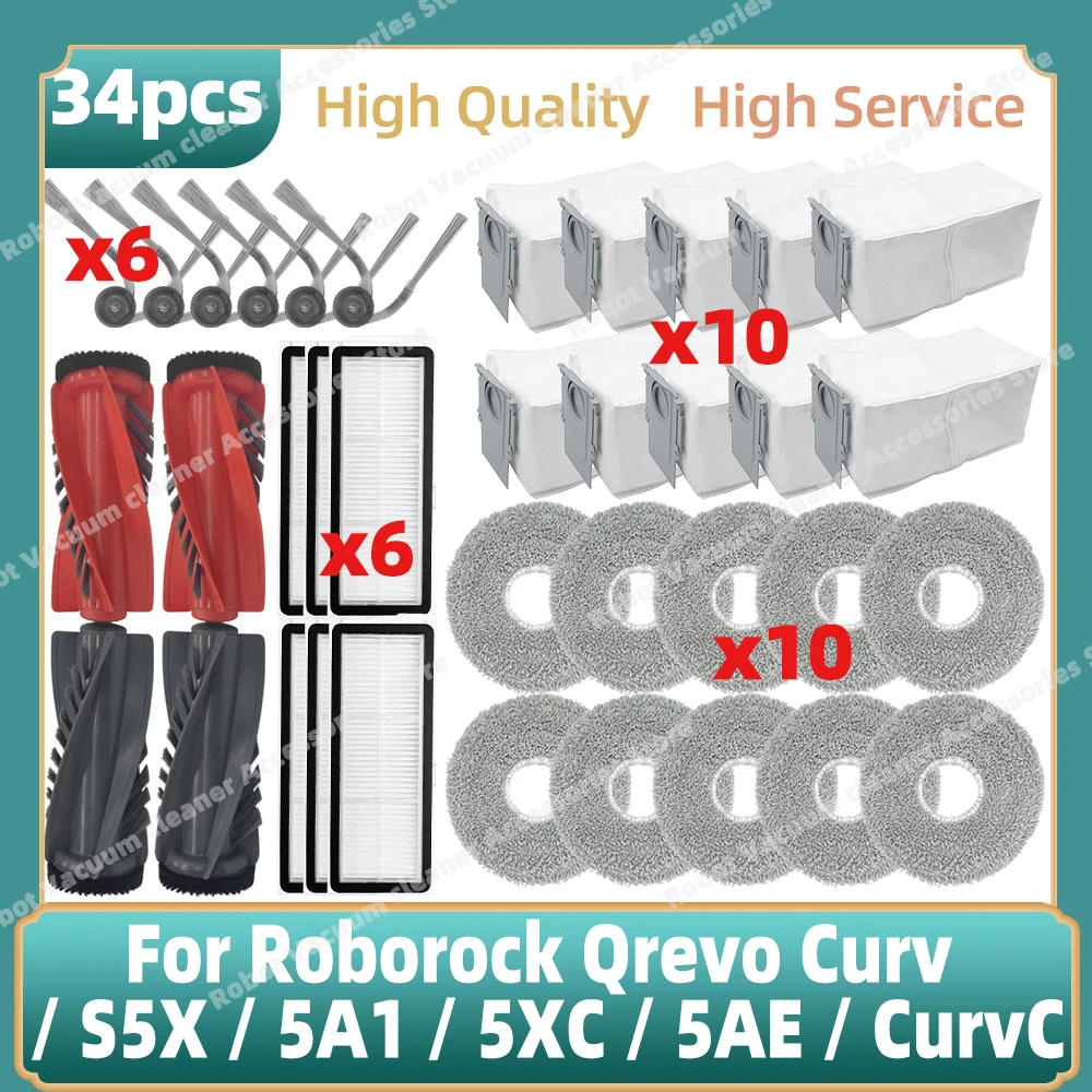 

Комплект запчастей для роботов-пылесосов Roborock OSSIEO