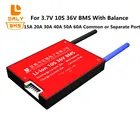 BMS 36 в 10S 18650 Li-ion Комплект литий-ионный батарей 10S BMS 36V E-bike BMS 15A 20A 30A 40A 50A 60A зарядка 42V с балансом