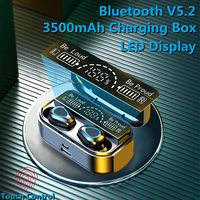 2022 phone sport music player tws wireless bluetooth 5 1 headphone stereo sports waterproof earphones microphone charging box