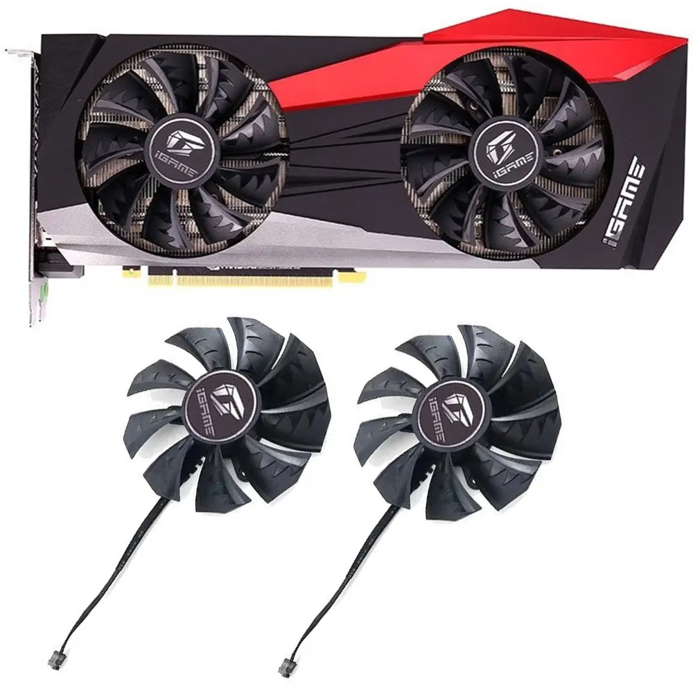 

NEW 85MM 4PIN PLD09215B12H RTX 2070 SUPER Ultra GPU Fan，For Colorful iGame GeForce RTX 2080 2080TI 2070S Video Card Cooling Fan