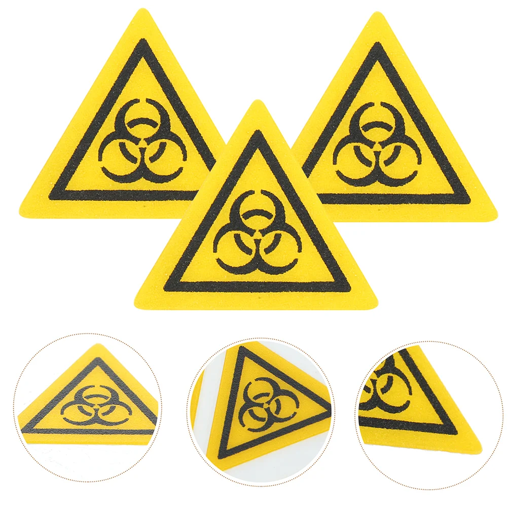 

8pcs Biological Stickers Biological Hazard Risk Warning Decals Warning Infection Stickers