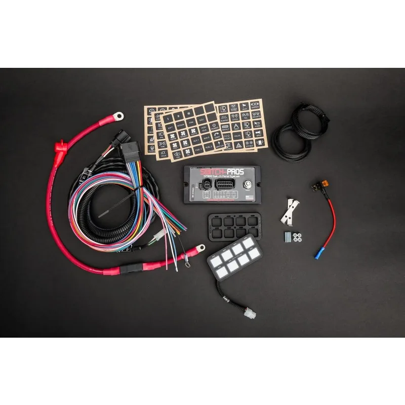 SP-9100 Панельная система питания с 8 переключателями и скрытым монтажным