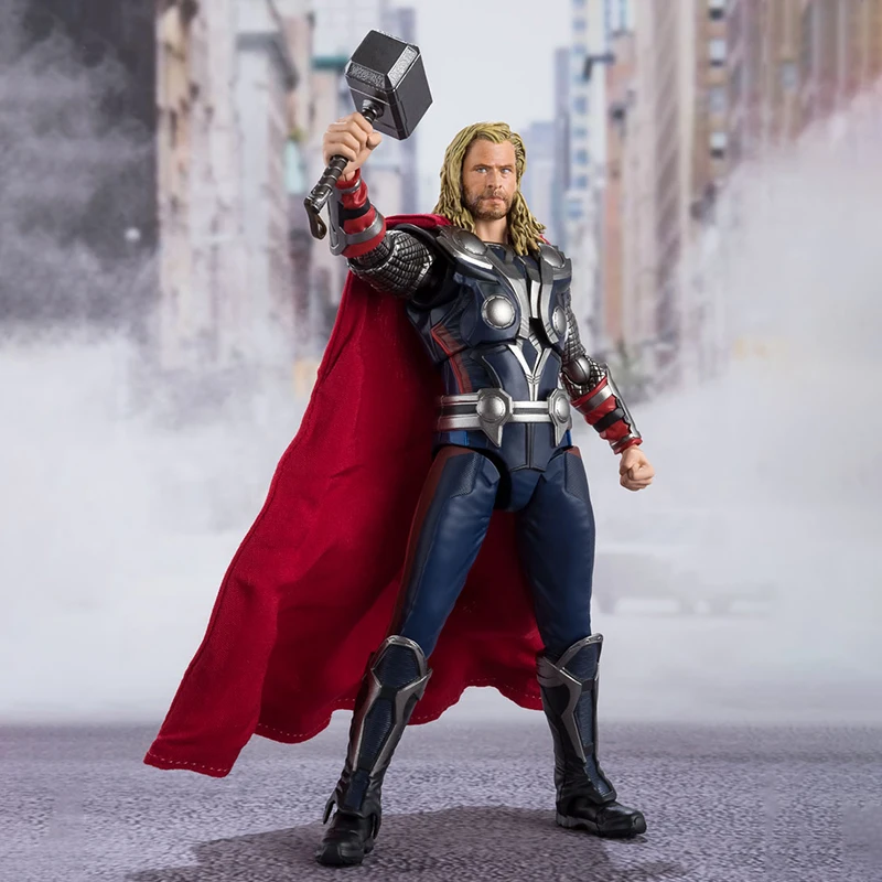 

Genuine Bandai SHF ML Legends Thor Action Figure Toys The Avengers Figurine Movable Model Japanese Version Gift for Children