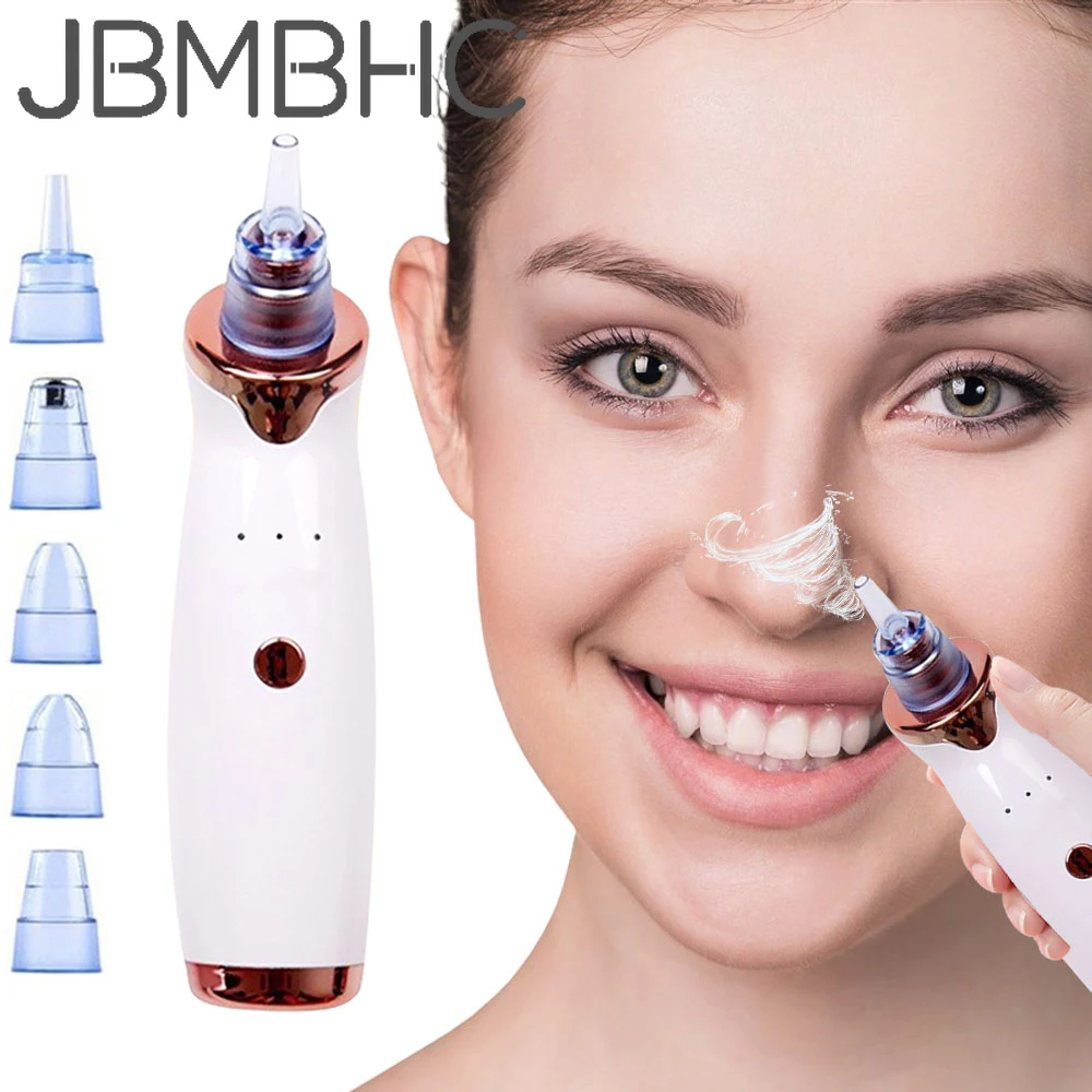 

Microdermabrasion Blackhead Remover Vacuum Pore Cleaner Electric Black Dot Extractor Acne Removal Nose Cleaning Tool Skin Care