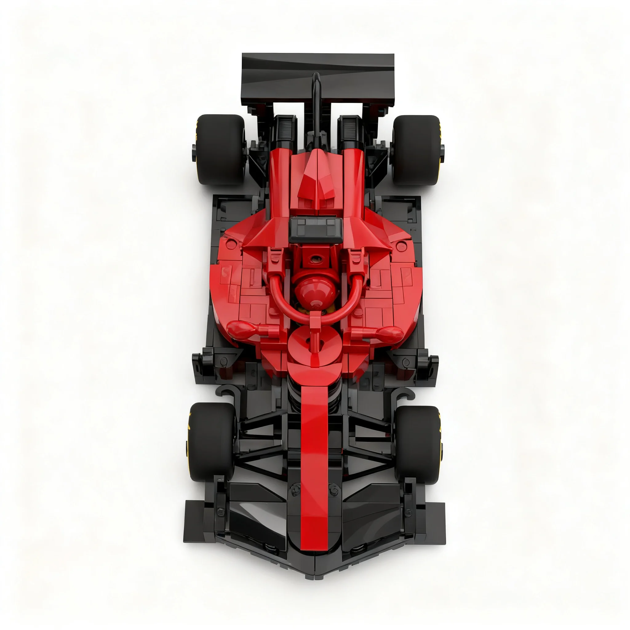 Фото 246 деталей MOC City Champions SF-26 F1 Гоночный Автомобиль, Модель из Строительных Блоков, Рождественские Подарки, Сборная Модель, Подарок на День Рождения, Коллекция, Образовательный DIY-набор №3