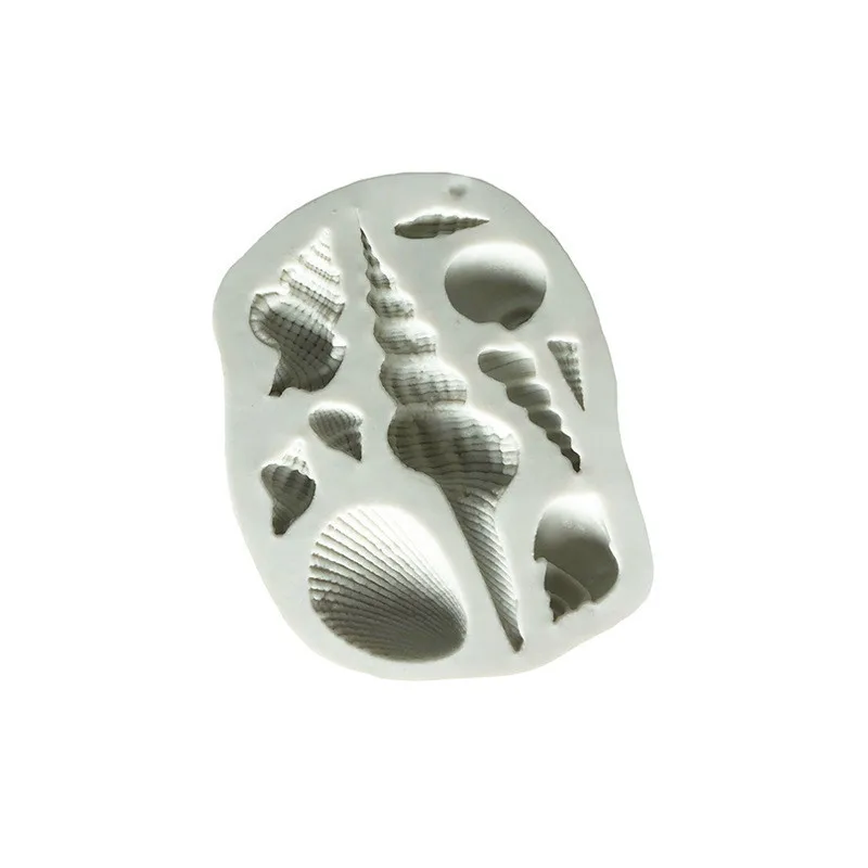 

Силиконовая форма в виде ракушки, инструмент для выпечки ручной работы, формы для эпоксидной смолы 17