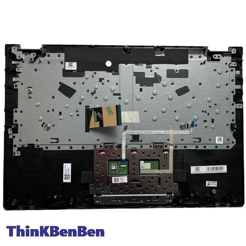 Фото Черный верхний корпус (пальмрест) для русской клавиатуры Lenovo Ideapad C340 Flex 14 IWL API IML 5CB0S17418 №5