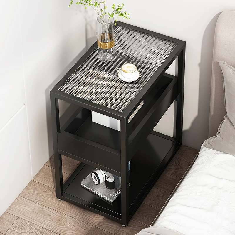 

Small Luxury with Drawers Bedside Tables Storage Entrance Hall Side Cabinet Created Disinfecting Comodini Nordic Furniture T50CG