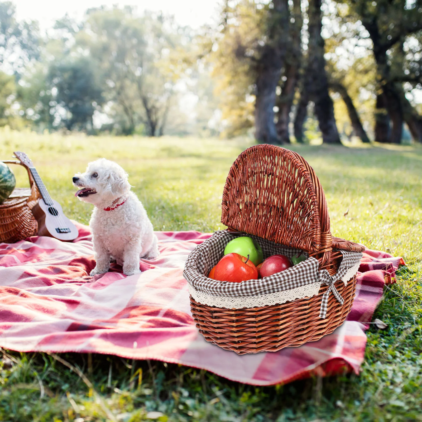 

Корзина для пикника ручной работы, крышка для подноса овощей, кухонные контейнеры для овощей и фруктов, крышки для кемпинга