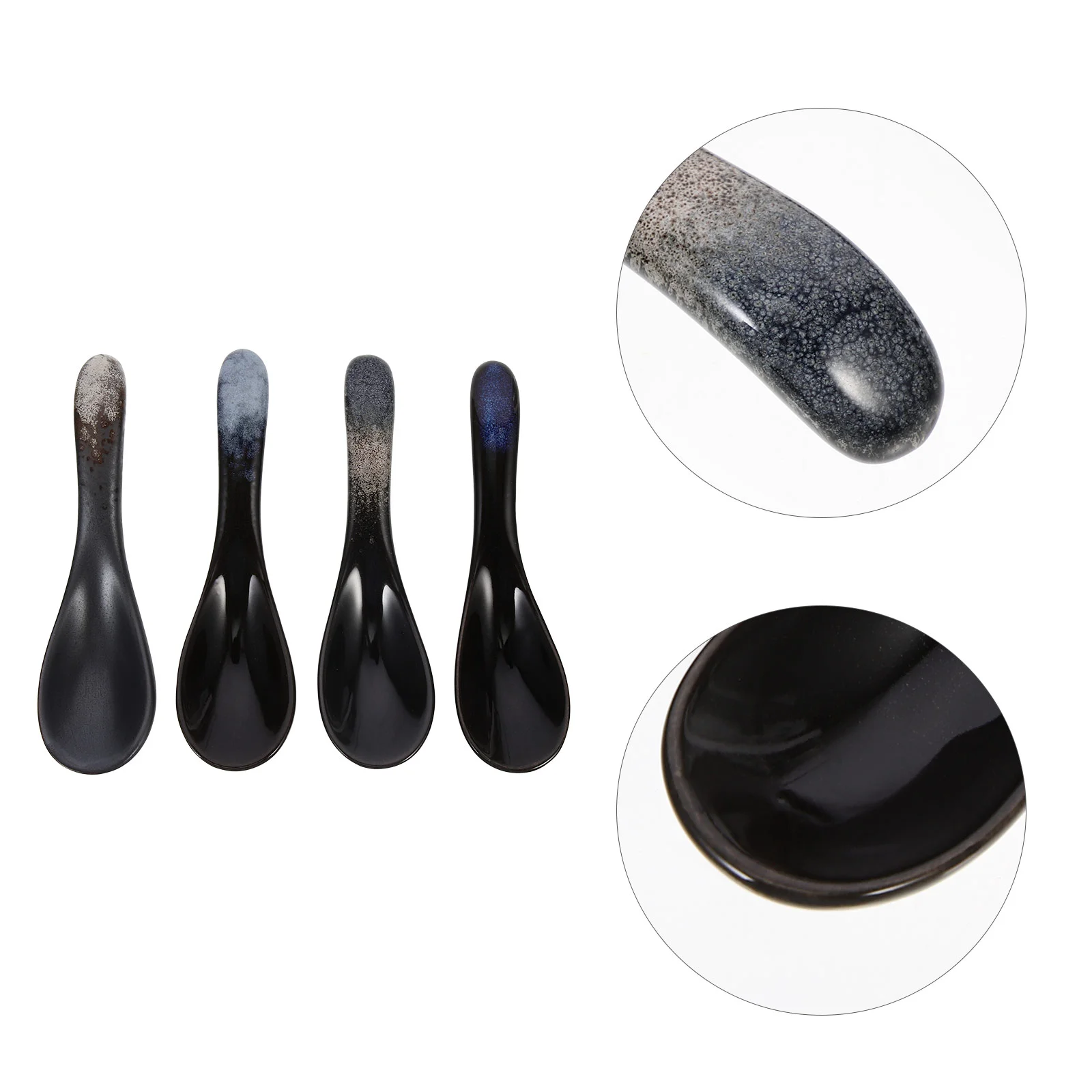 

Japanese Style Spoons Spoons Set Porcelain Dinner Spoon Spoon Ceramic Serving Spoons Tasting Spoon