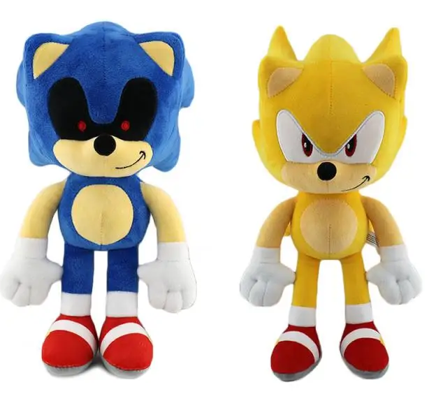 

30cm New Arrival PP Cotton EXE Sonic Plush Toys Cute Action Figure Super Sonic the Hedgehog Plush Toy for Xmas Kid Gift