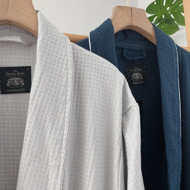 Man's Robe Wagner Cotton 100% Breathable Long-sleeved Dress