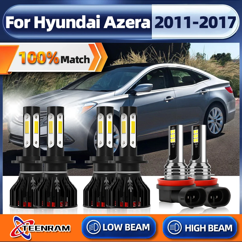 

H7 H11 Canbus LED Car Headlight Bulbs 360W 60000LM Auto Fog Lamps 6000K For Hyundai Azera 2011 2012 2013 2014 2015 2016 2017