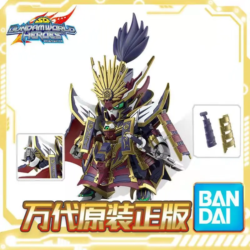 

In Stock Tronzo Original Bandai BB Fighter SDW Gundam World Heroes Oda Nobunaga Abian Assemble Model Action Figure Toy Gifts