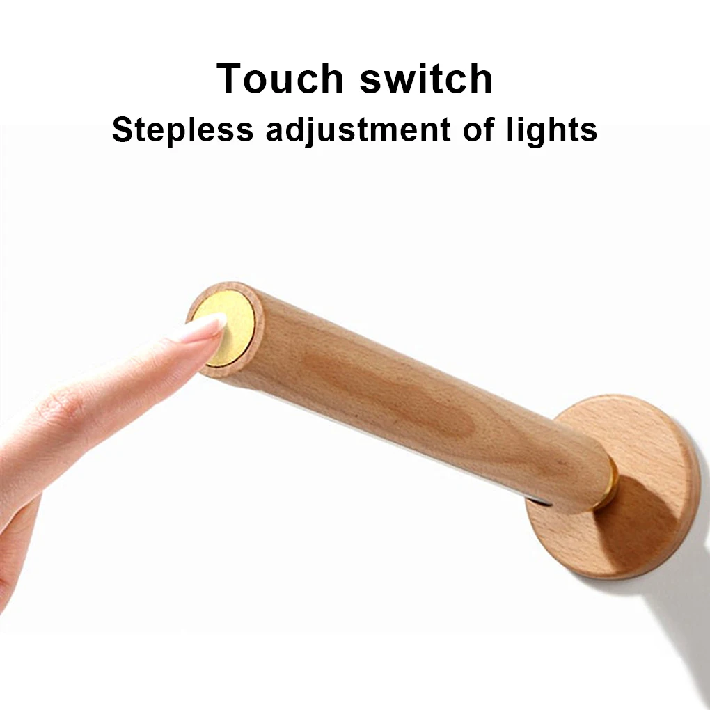 

Лампа настенная вращающаяся с сенсорным управлением, светильник для чтения для студентов, инструмент для дома, спальни, гостиной