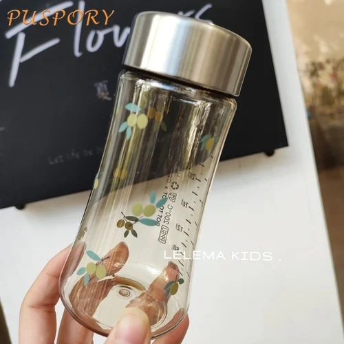 

Детская портативная чашка для воды, мультяшный милый медведь, уличная чашка для воды для мамы, многофункциональная детская бутылочка для ко...