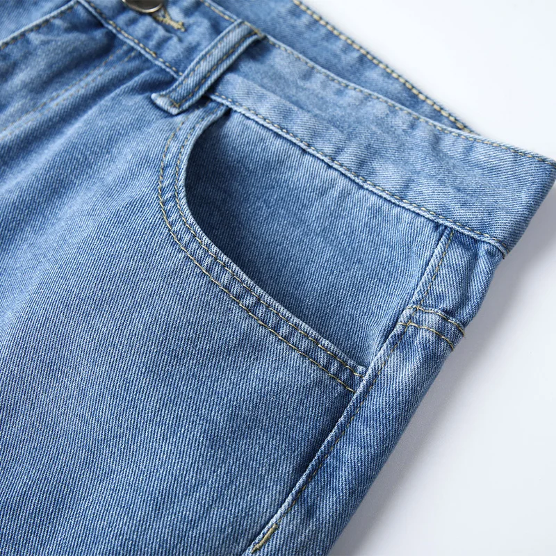 Streetwear Hip Hop Men Jeans Male Trousers Casual Denim Pants Slim Fit Blue Students Daily Jeans for Men Jogging jean homme 2022