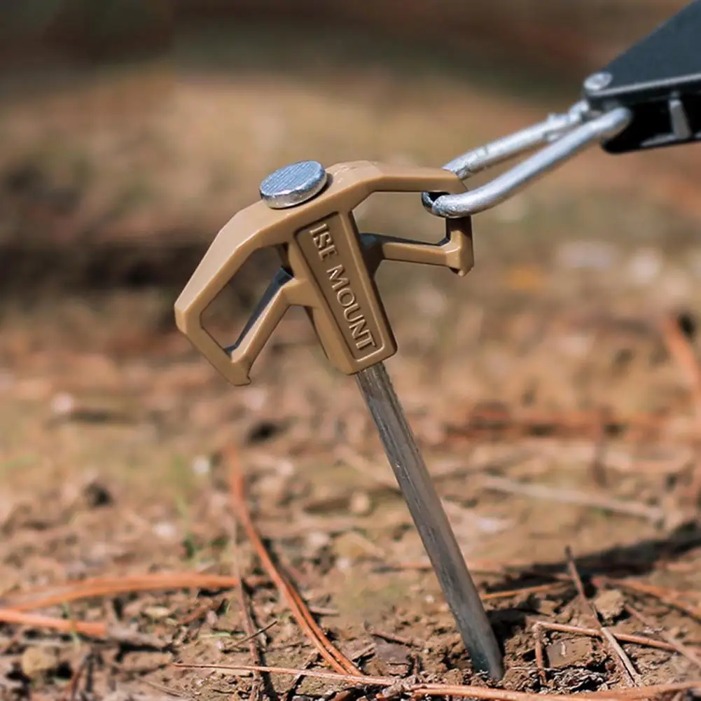 

Sturdy Tent Stake High Strength Tent Ground Nail Rust-proof Canopy Windproof Ground Stake Peg Anchoring