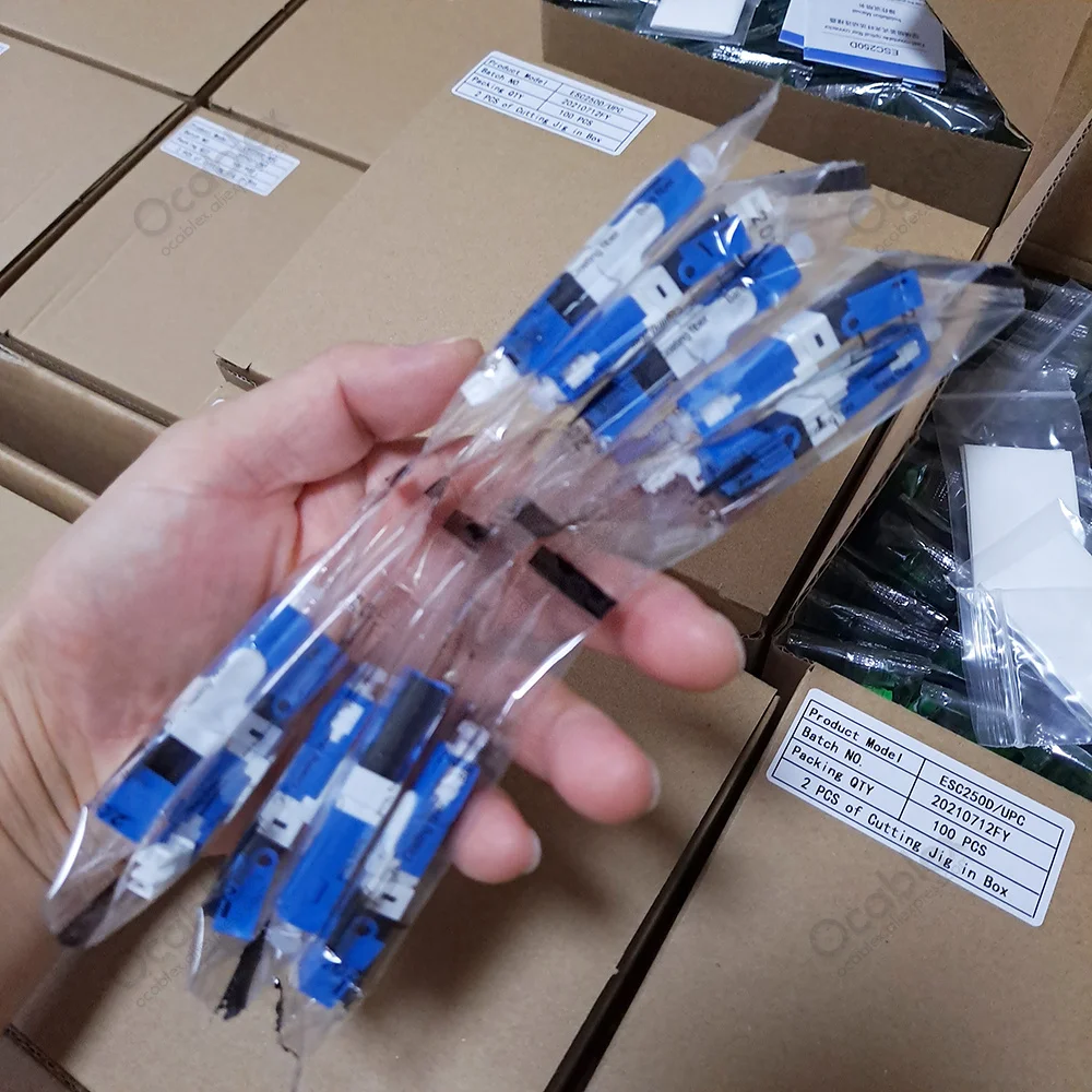 300 шт./лот FTTH UNIKIT ESC250D SC/APC SC UPC одномодовый волоконно-оптический Быстрый