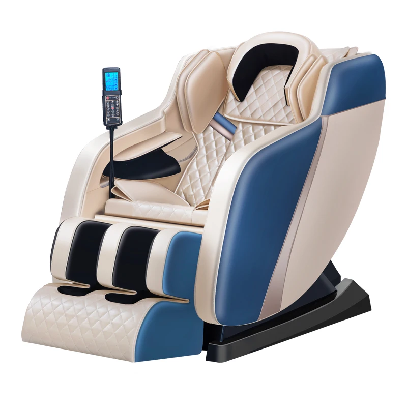 

Luxury Smart Full Body Airbag Massage Chair LCD Screen Bluetooth Music Massager Sofa Wormwood Hot Compress Zero-Gravity Chair
