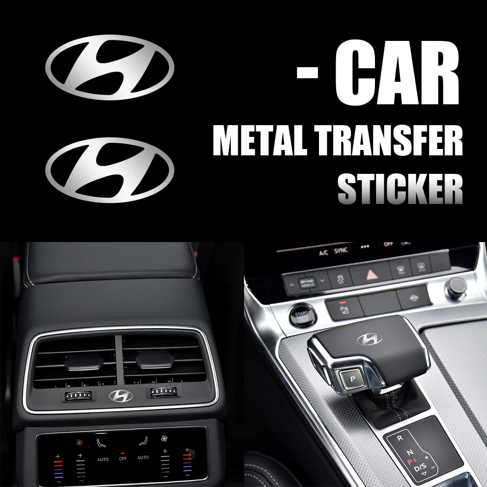 10 шт. автостайлинг никель-металлическая эмблема наклейка для внутреннего
