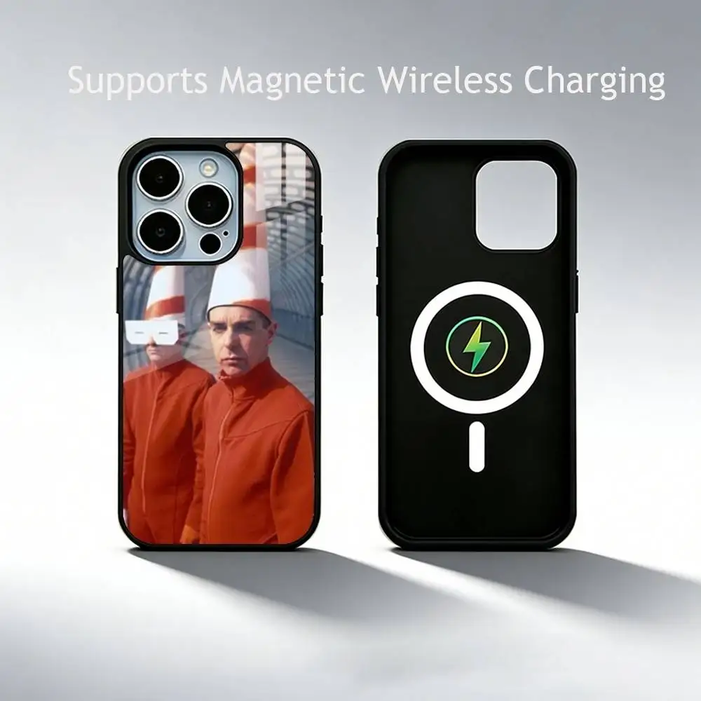 Фото Чехол для телефона Band P-Pet Shop Boys для iPhone 17, 16, 15, 14, 13, 12, 11 Plus, Pro с поддержкой магнитной беспроводной зарядки. №5