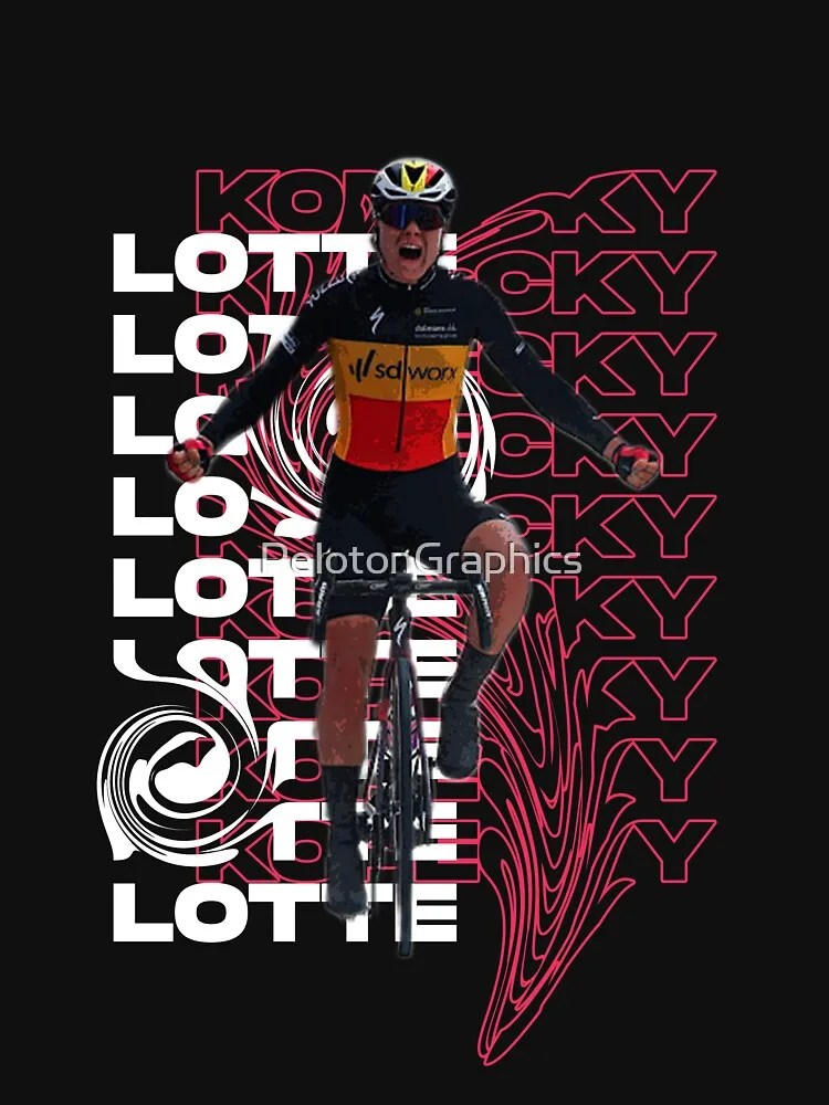 Классическая футболка Lotte Kopecky - Tour of Flanders 2022 винтажная в стиле хип-хоп унисекс