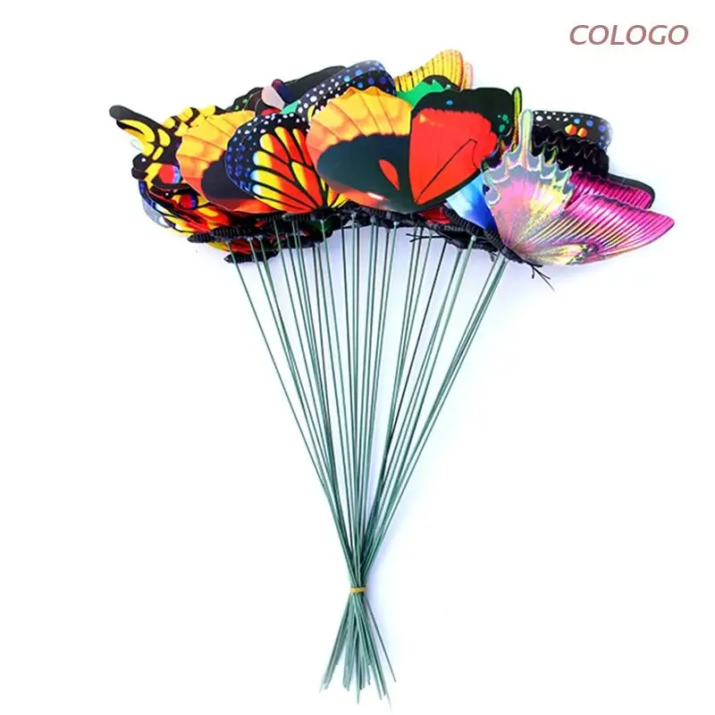 

50 шт., двухслойные украшения для цветов