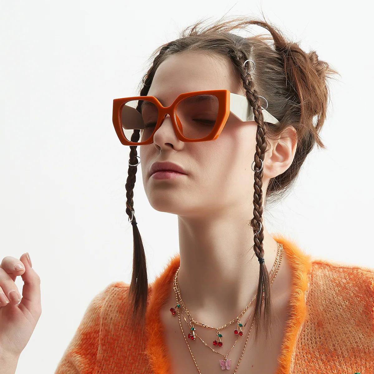 

new fashion Irregularity sunglasses women men luxury brand designer 2022 foreign trade polygon vintage oculos de sol uv400