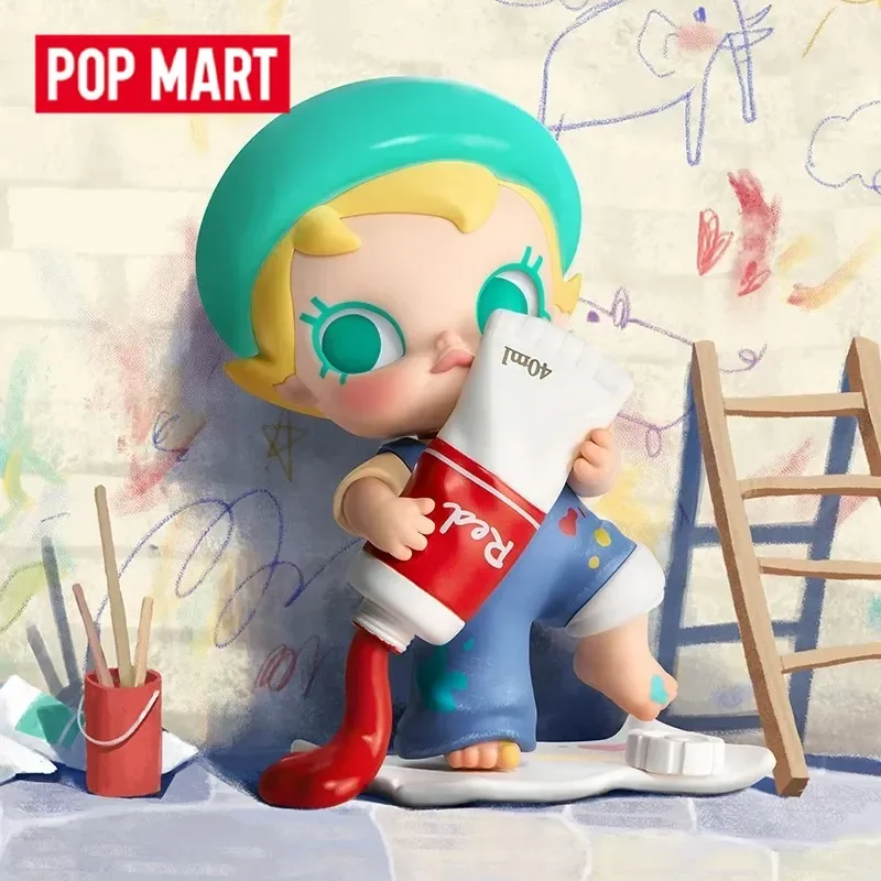 Фото POP MART Baby Molly My Huggable Discovery Series слепая коробка игрушки Kawaii аниме фигурка Caixa Caja сюрприз подарки для взрослых и детей №4