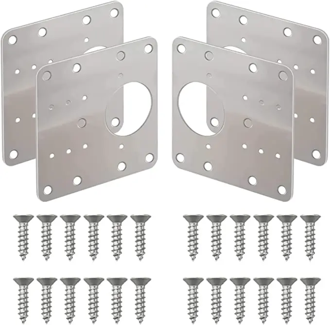 

4 шт., петли из нержавеющей стали