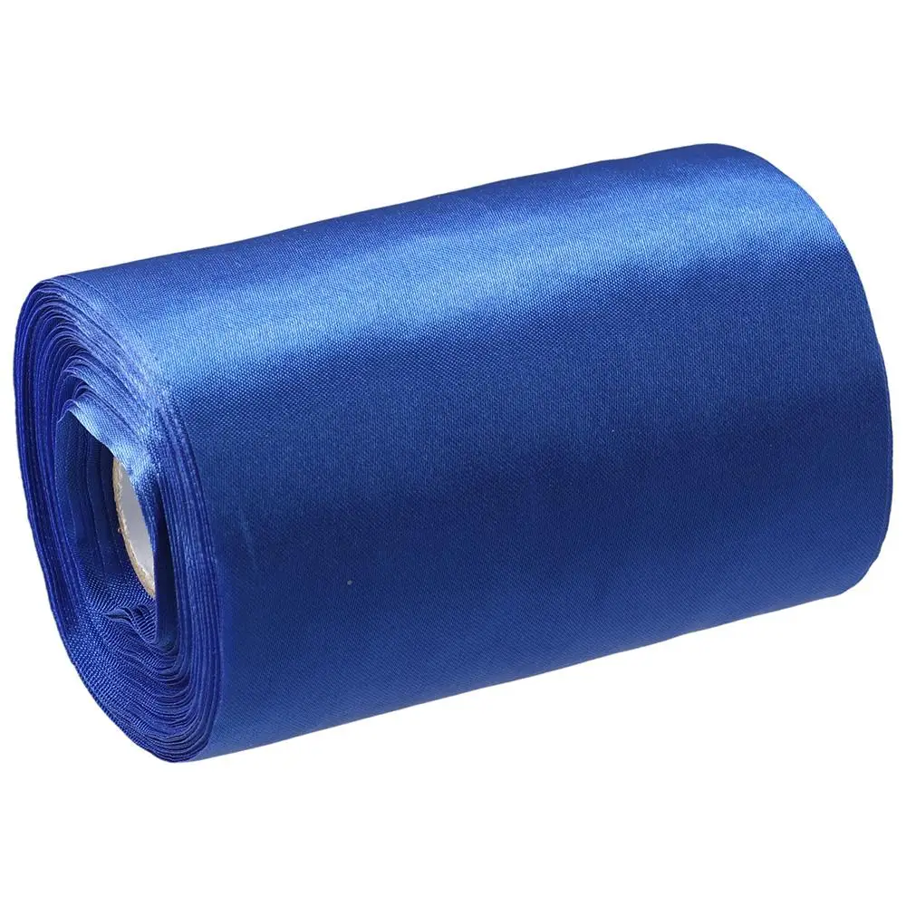 Королевская Синяя лента шириной 4 дюйма X 22 ярда широкая атласная