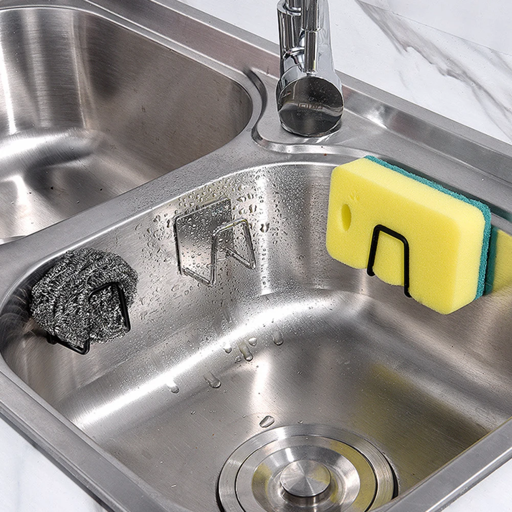 

Bathroom Wall Hanger Cloth Organizer Shelf Kitchen Sink Soap Stand Space Saving for Household Bathroom Ornaments