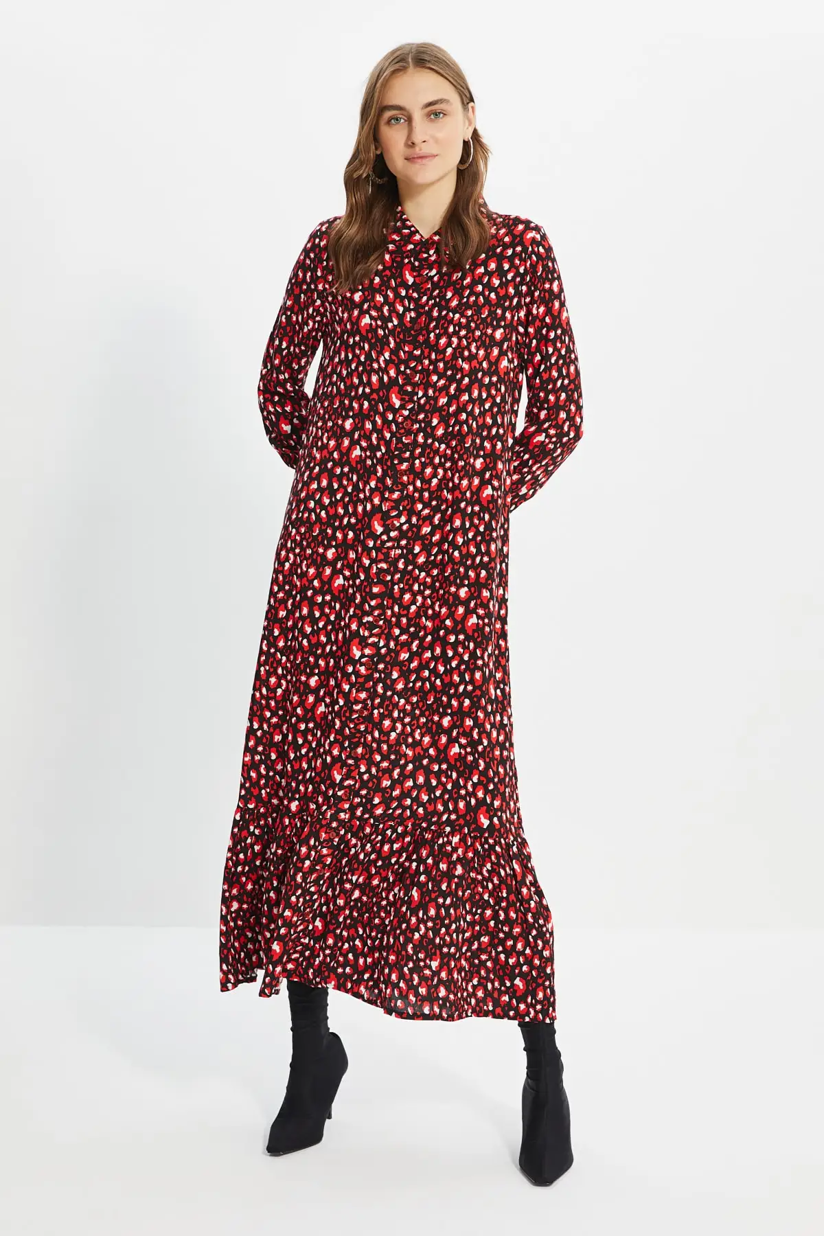 

Trendyol Shirt Collar Dress TCTAW22EB0037