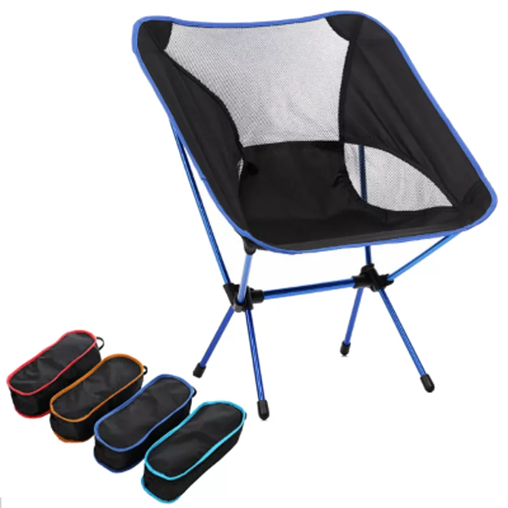 

HooRu Folding Camping Chair Outdoor Portable Lightweight Backpacking Chair with Carry Bag for Hiking Picnic Finishing Travel
