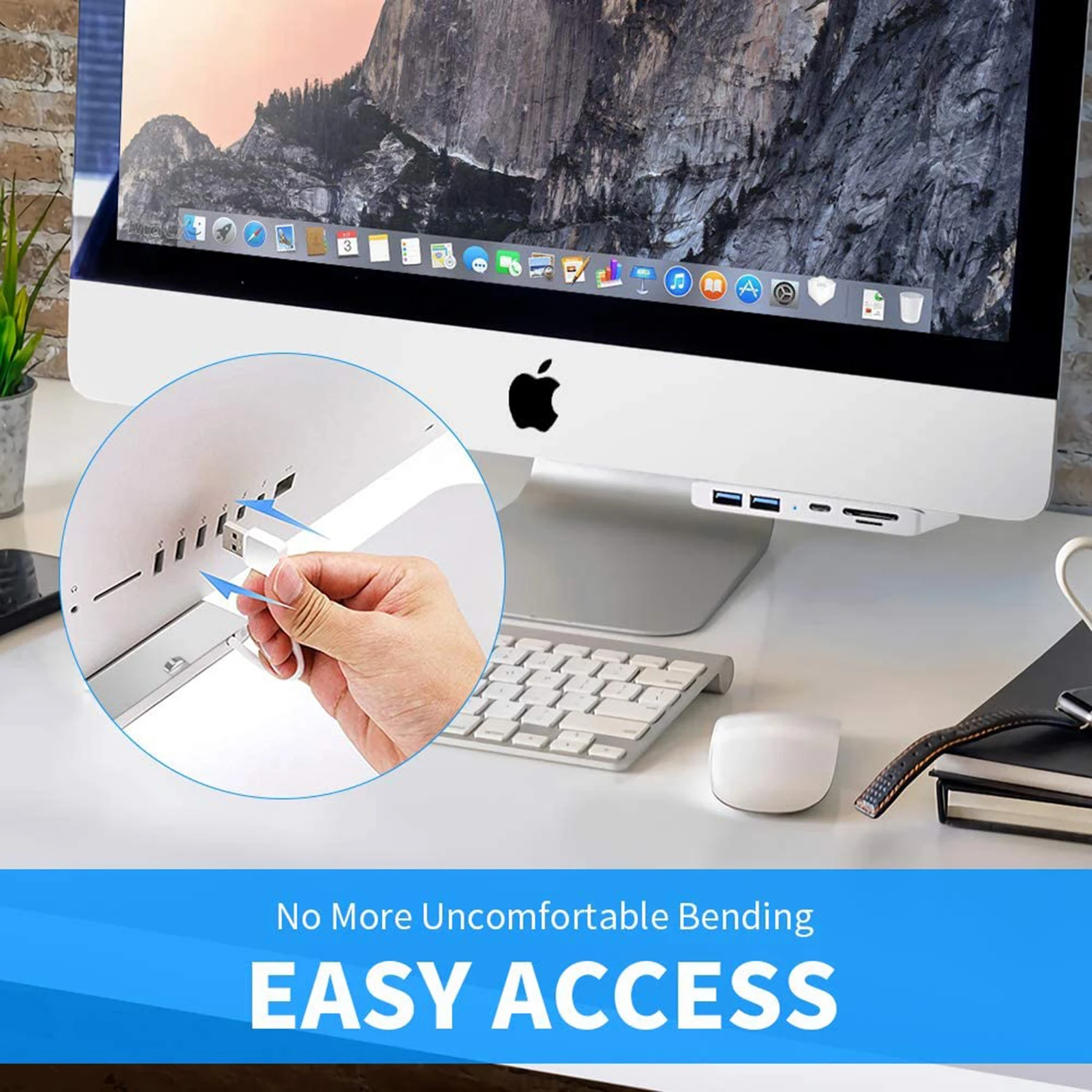 Usb-концентратор 5 в 1 Для iMac Pro 2017 2018 2020 ios док-станция все-в-одном USB3.0 концентратор