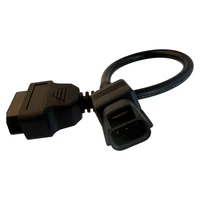 3 to 16 pin autocycle obd adaptors obd2 diagnostic cable extension connectors for kymco motocycles
