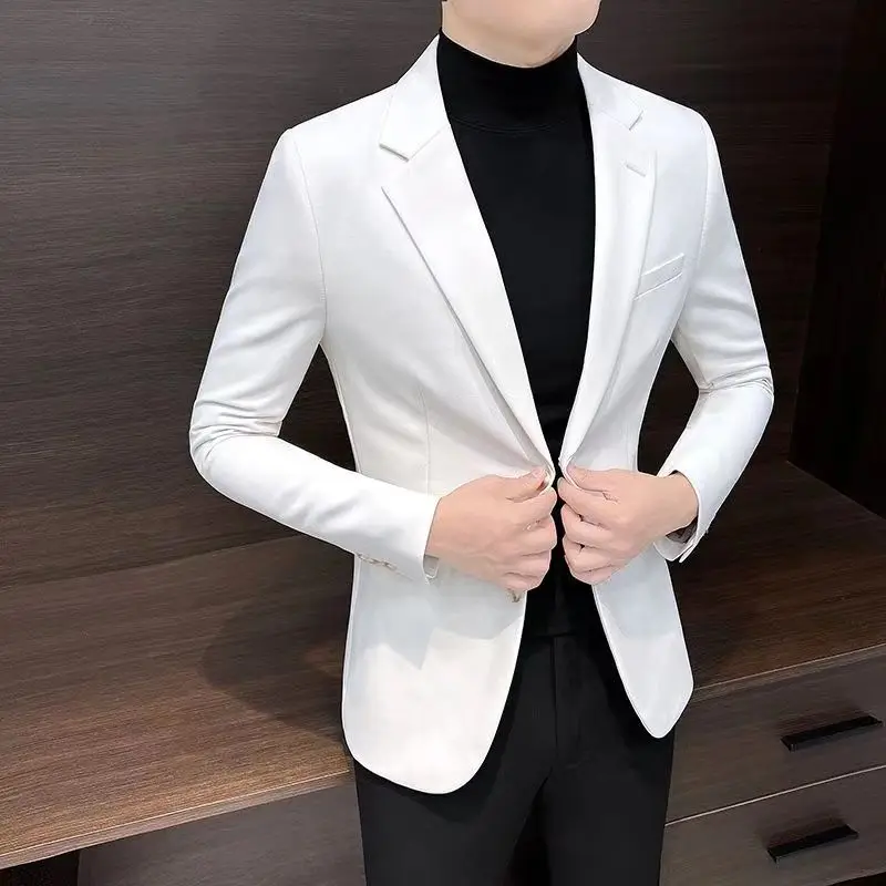 Мужской деловой пиджак р.S-5XL цвета в ассортименте