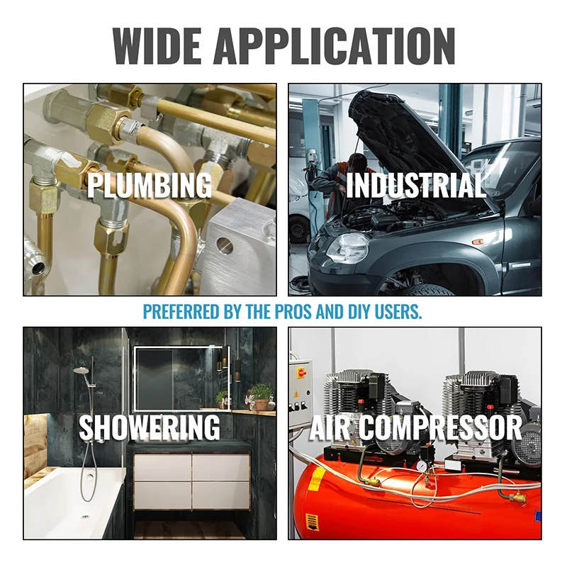 3 шт. переходник с внутренней резьбы NPT на наружную резьбу 3/8 дюйма герметичной