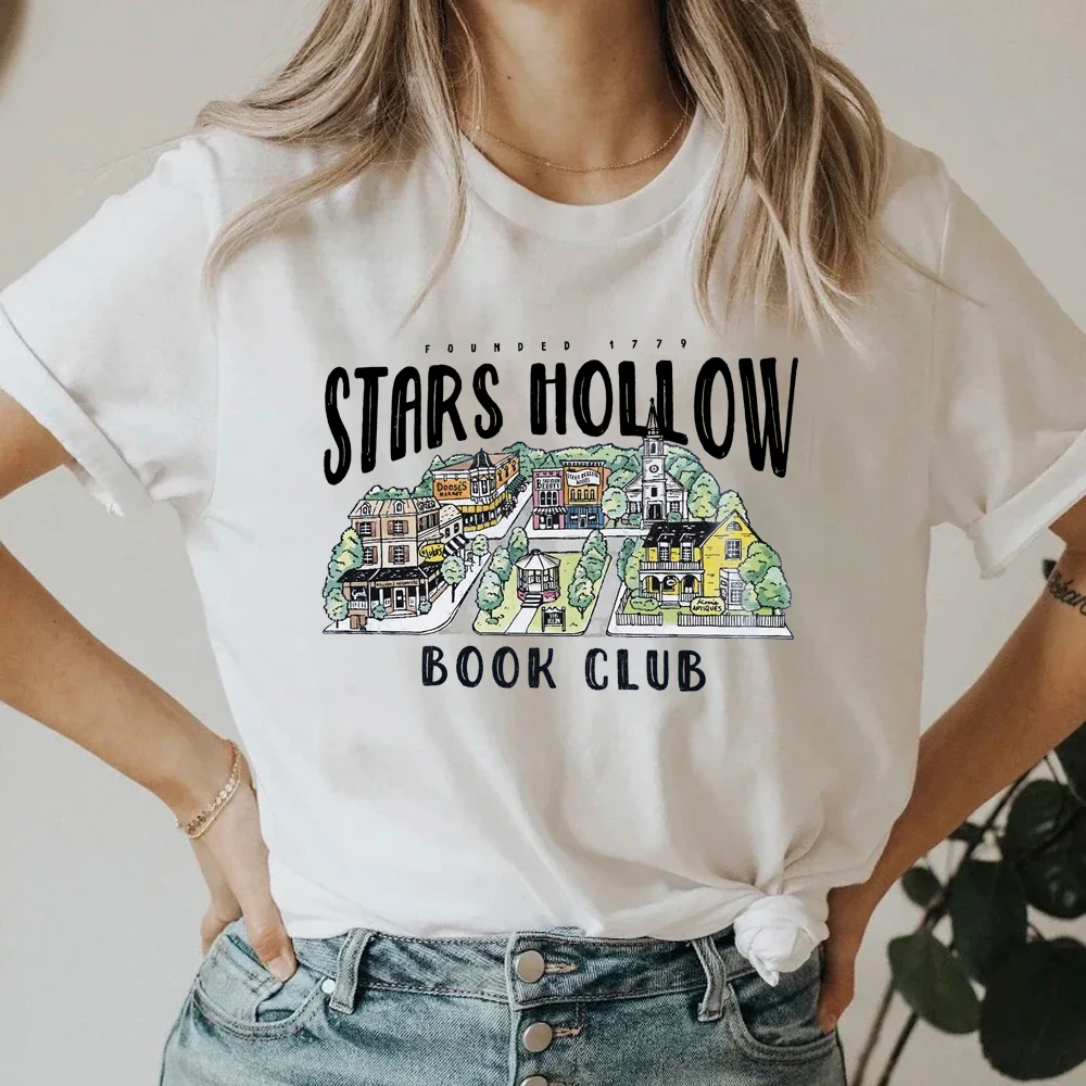 Клубная Рубашка Винтажного Дизайна С Принтом Звезд И книги Для Девочек Rory Lorrelay