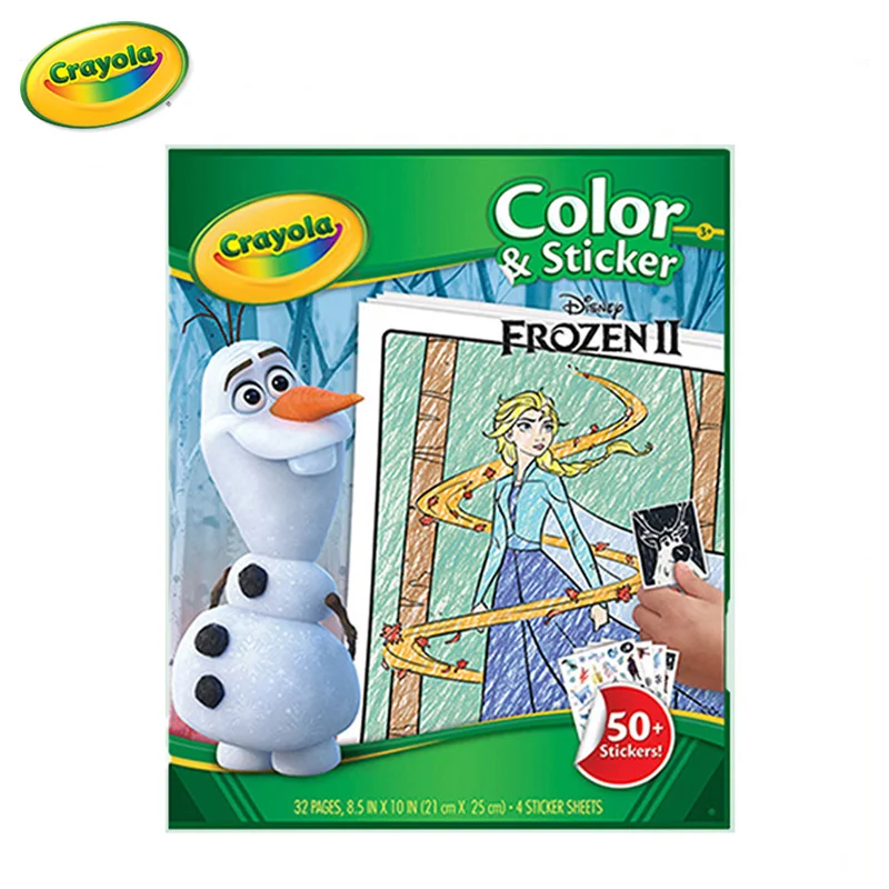 Набор книжных наклеек Crayola Frozen 2