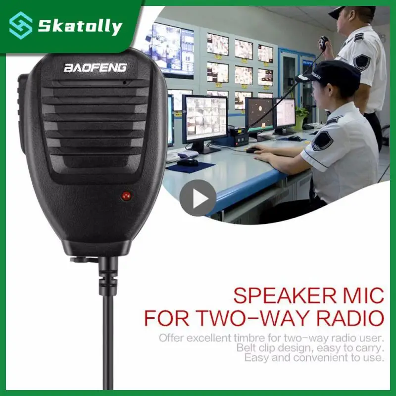 

2021 New Baofeng BF-888S UV5R Walkie Talkie Hand Microphone Speaker Mic Headset Two Way Radio Portable Radio Accessories