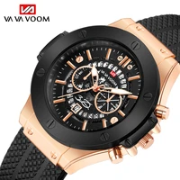 men fashion calendar men silicone belt quartz watch sports luxury business automatic date waterproof wrist watch gifts for men