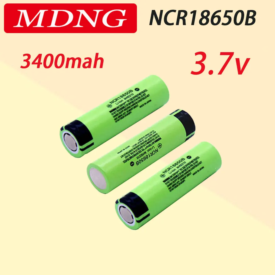 

Аккумуляторная батарея NCR18650B, 100% мАч, 18650,3400 в, 3,7 мАч