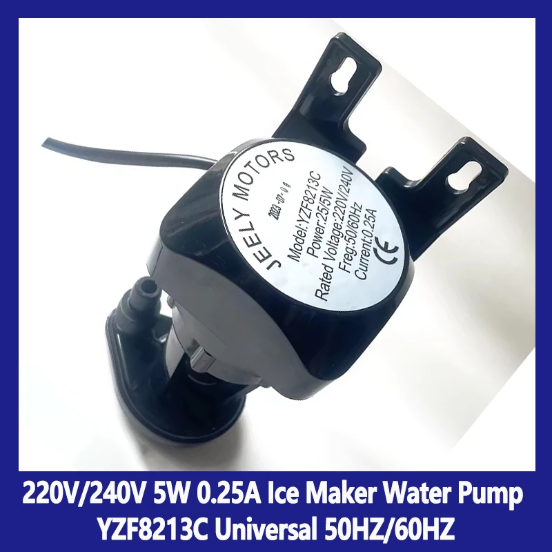 

220 В/240 В 5 Вт 0,25 А водяной насос для льдогенератора YZF8213C Универсальный 50 Гц/60 Гц для насоса для льдогенератора