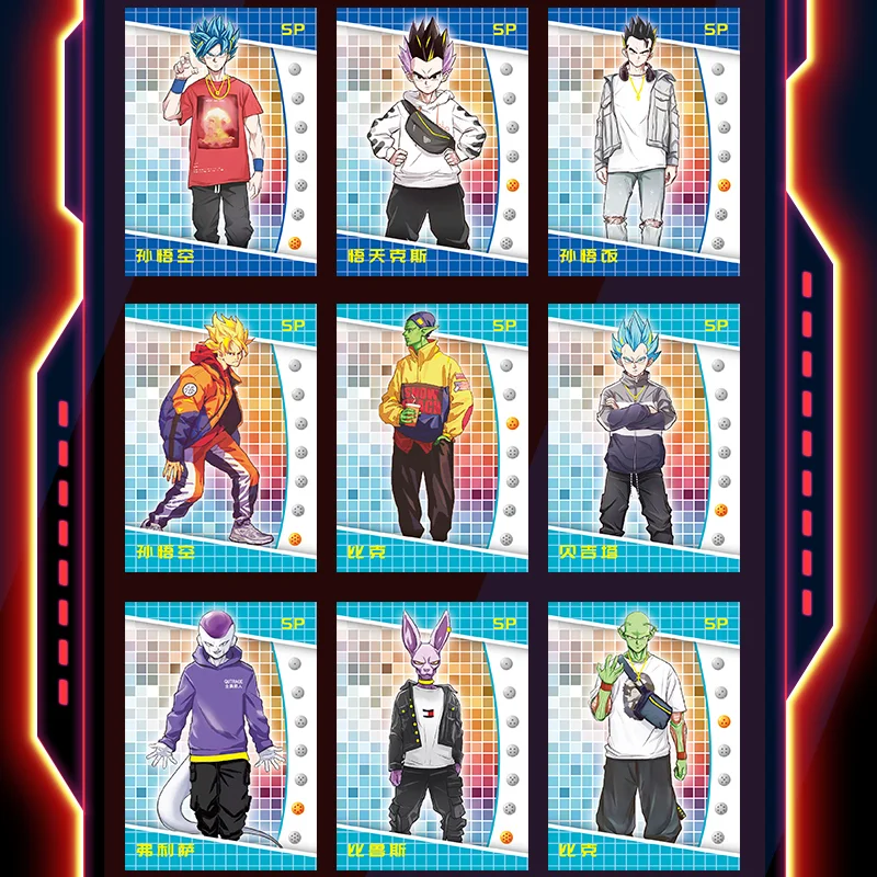 

Anime Dragon Ball Super Game Peripheral Rare Rendering Bright Color Character Collection Card Son Goku Son Gohan Vegeta IV