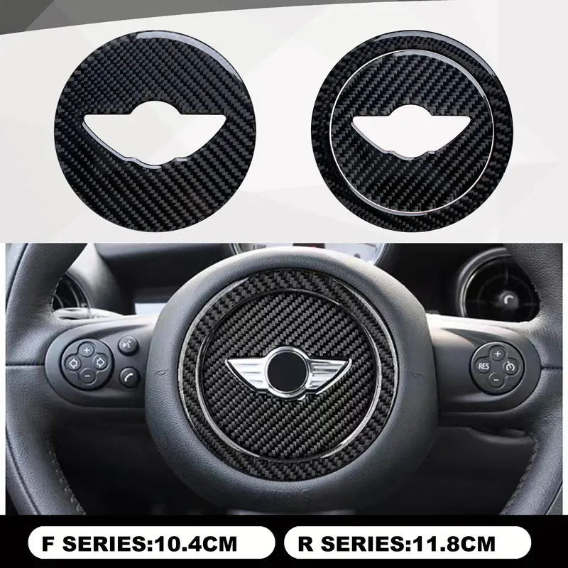 

Автомобильные аксессуары для BMW Mini JWC Cooper F54 F53 F55 F56 R60 R57 R58 R55 R56 наклейка на руль из углеродного волокна декоративная наклейка